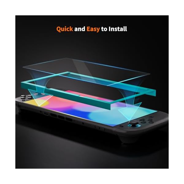 COOWPS Protector de pantalla para Nintendo Switch 2, cristal templado Ultra HD - Image 3