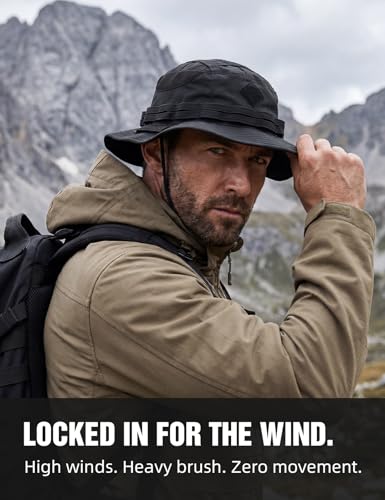 Image of IDOGEAR SPORTS Tactical Boonie Hat for Men Women Brim Sun Hat for Outdoor Activities Like Fishing, Hiking, Hunting & Camping