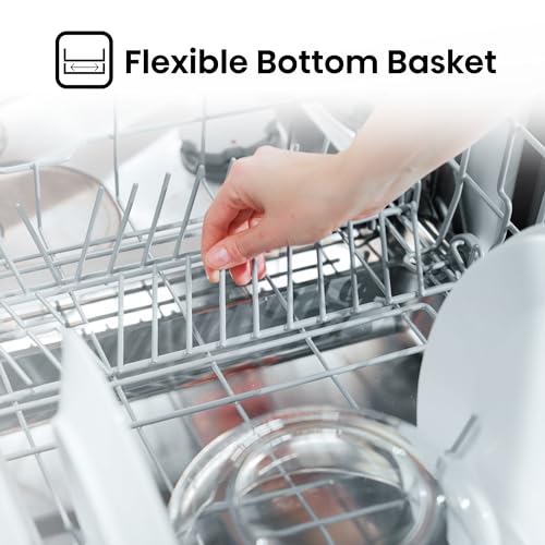 Hisense HS622E90X 13 Place Settings 8 Programs Freestanding Dishwasher, Water & Energy Efficient, Silver, 1 Year Warranty