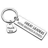 Leaders Boss Gifts for Office Men Women Boss Day Keychain Appreciation Gifts for Leader Mentor PM Supervisor Coworker Birthday Thank You Farewell Promotion Leaving Retirement Employers Boss Lady Gifts