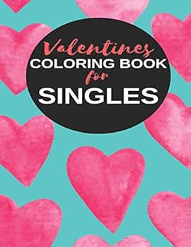 Paperback Valentines Coloring Book for Singles Book