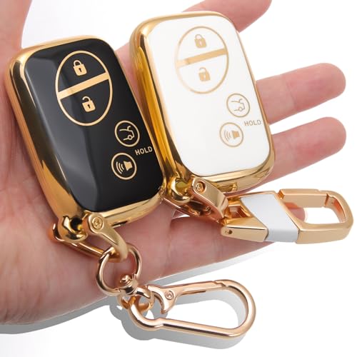 Coque de porte-clés Lexus en lot de 2 pour modèles CT200h RX350 IS250