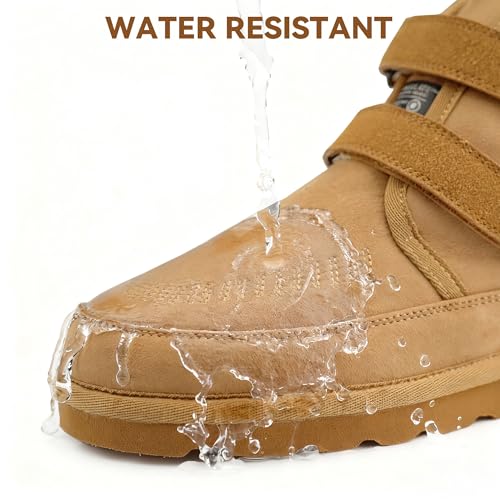 Image of Women's Wide Toe Waterproof Chelsea Orthopedic Boots Ankle Slip on Booties Low Heel Comfortable Flat Lightweight Walking Boots