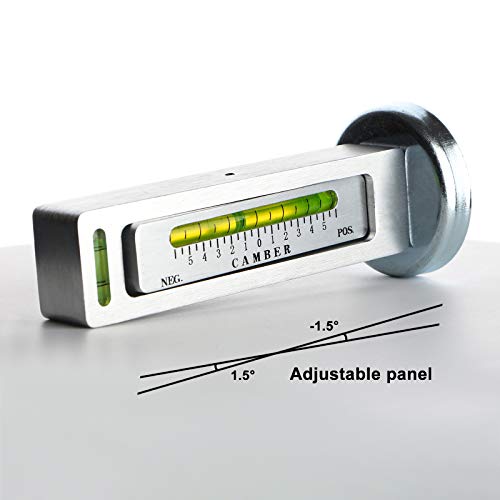 Toolwiz Universal Adjustable Magnetic Gauge Tool Camber Castor Strut Wheel Alignment Tools For Car Truck Rv Tire Repair Caster Alignment Castor Wheel Gauge Camber Alignment Tools Camber Gauge #TOP4