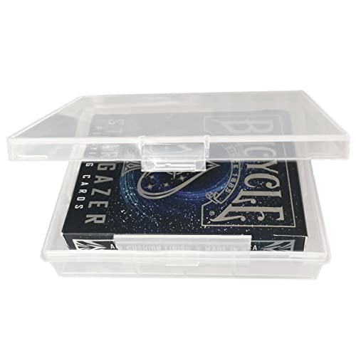 PRODUCT80 BitsBins 5 Pack Playing Card Case with Unique Inner Wall Design, Card Deck Box Fits Sleeved Cards, Game Cases for Standard Playing Cards, Holder for for MTG & Pokemon Cards