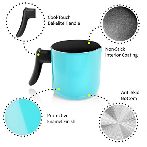 image for Essential Reserve e Blue Enameled Aluminum Pitcher with Non-Stick Coat