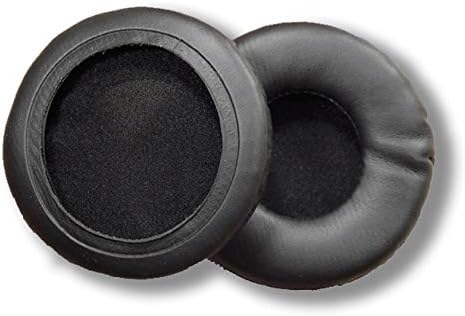 SOFTROUND Replacement earpad for MDR-NC6, V500D, ZX550BN, Yamaha HP-1, ATH-SJ3, SJ5, ES7, AKG-K518(1pair) (PU_75mm)