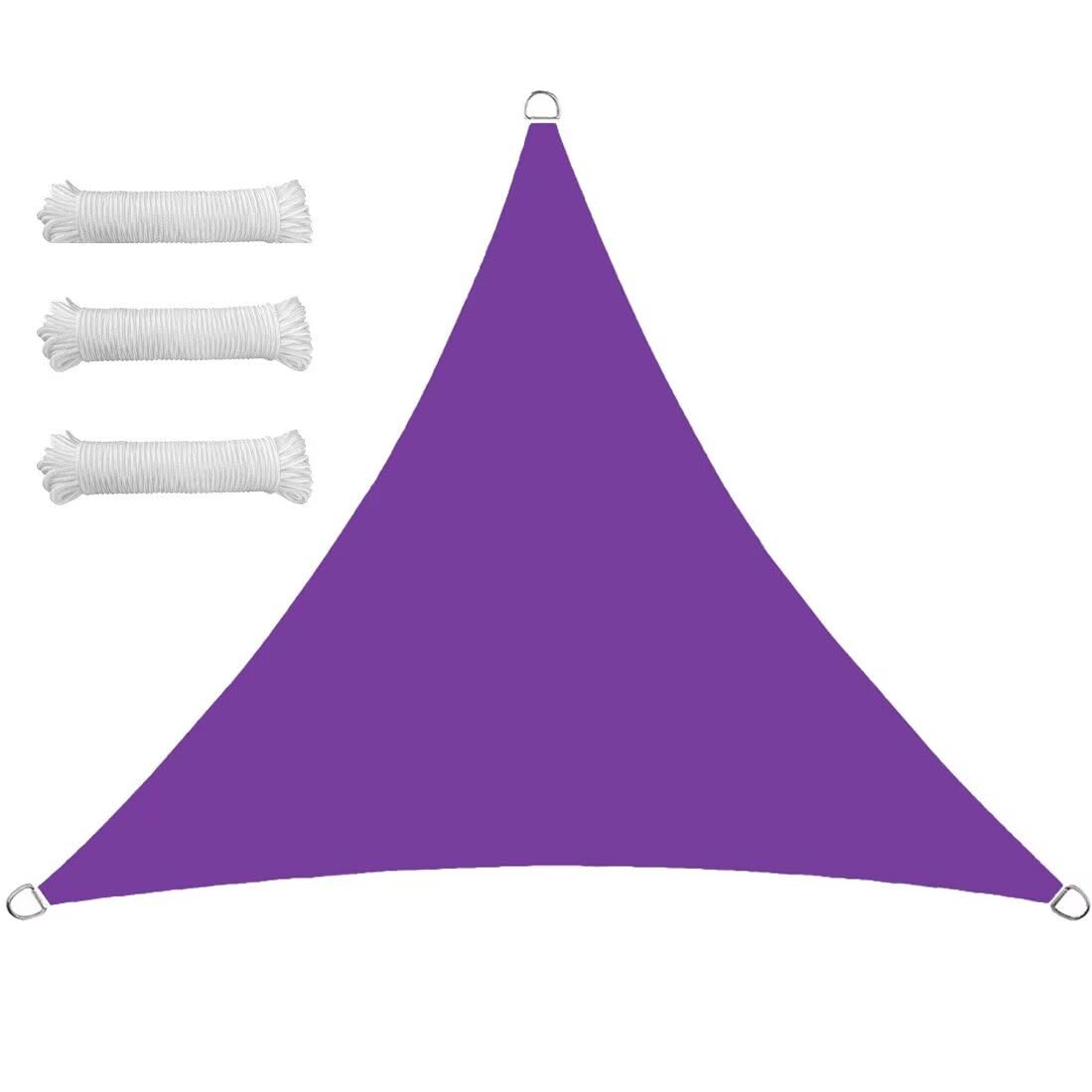Voile d'ombrage triangulaire imperméable pour stopper la chaleur sur la terrasse