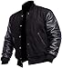 TRENDS GENESIS high school letterman jacket - varsity jackets for men fashion | All Black Real, X-Lage