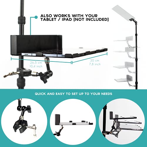 Teleprompter Pad Ipresent Pro Portable Presidential Prompter For Ipad Tablet Monitor, Includes Remote Control, Hardcase And App, Stage Teleprompter For Presentations, Speech Prompter Adjustable Height #TOP4