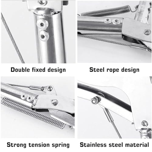 Artecare Ferramenta para agarrar cobra de 127 cm Pinça de cobra dobrável Ferramenta de manuseio de v