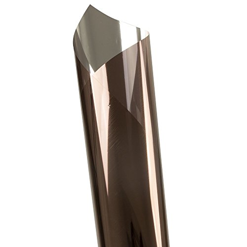Hohofilm B-0413-152CM1000CM@#0731 60 Inch X 33Ft Roll Bronze Silver Window Film One Way Vision Privacy Protection Residential Glass Tint Self Adhesive Sun Blocking Heat Control thumb #1