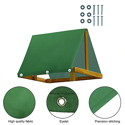 Tydnqh Outdoor Swingset Shade, 52" X 89" Playground Replacement Canopy, Waterproof 600D Oxford Cloth Swing Set Replacement Tarp,Stripe #TOP2