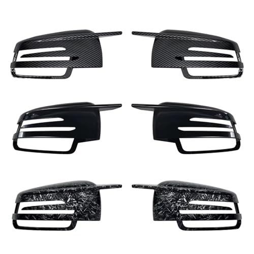 Housses de rétroviseur pour Benz W212 W176 C218 look carbone - 4