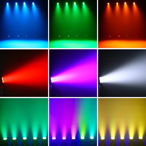 Miniatura 3 de 2 Unidades 70w Cabeza Móvil Rgbw Led Dmx Luces Discoteca Focos Luz De Escenario Con Control Remoto Para Dj Disco Party Bar Club Nocturno