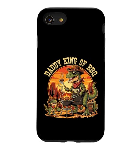 Daddy King Of BBQ T-Rex �O���� ���Ƒ��q �N�b�N�A�E�g �X�}�z�P�[�X iPhone SE (2020) / 7 / 8 �p