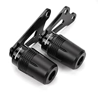 ZEXDDI passen für CB 750 CB750 Hornet 2024 CB 1000 CB1000 Hornet SP 2025 CNC Motorrad Rahmen Schieber Crash Protector Pad Fallschutz Hornet 750 1000 sp (Schwarz)