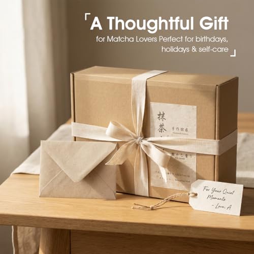 GleeNflux 7-Piece Matcha Set with Ceramic Bowl