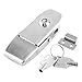 Produktbild JIAN Edelstahl-Feder-Toggle-Riegel-Kipp-HASP-Klemmschrank Verriegelungswerkzeug-Hardware mit Zwei Tasten 94 x 36 x 18mm Exquisite