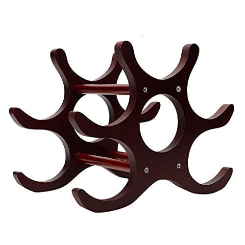 Soporte para botellas de vino de madera FENOKD miniatura 1