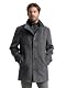 Herren Wollmantel TOM TAILOR mit Innenjacke in Dunkelgrau
