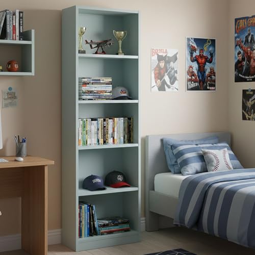 Esidra Librería Lineal con Cinco estantes