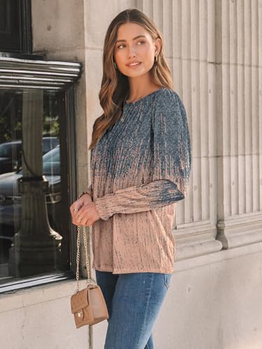 Image of AUTOMET Womens Long Sleeve Shirts Fall Blouses Tops Business Casual Outfits