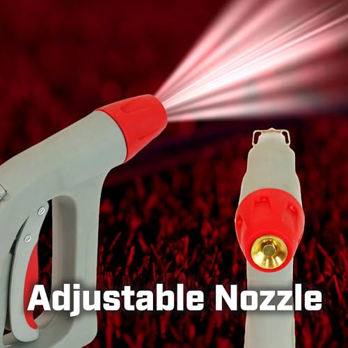 Chapin 4695: Industrial High Temp, High Pressure Front Grip Spray Nozzle with Threaded Connection, Rated Up to 160°F and 125 PSI, Red/Black by Chapin International - Used condition - Image 3