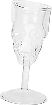 Angoily 1 Peça Taça De Caveira Copos Transparentes Copos Transparentes Copo De Coquetel De Vidro Copos De Vinho Branco Taça De Vinho De Caveira Copo De Coquetel Taça Transparente Vidro De