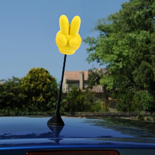 Bola decorativa para antena de coche compatible con la mayoría de marcas y modelos 6