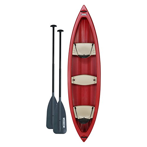 Lifetime Kodiak Canoe con 2 Remos, Rojo, 13 pies miniatura 6