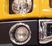 Hummer H2 Chrome Fog Lamp Rims / Surrounds 2 Pc. Set - Fits 2003, 2004, 2005, 2006, 2007, 2008, 2009, 2010