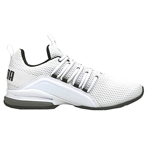 Image of PUMA Mens Axelion Puma White-Castlerock 12 Medium