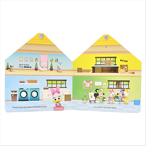 Disney Growing Up Stories With Daisy Moving Day! Interactive Lift-The-Flap Board Book - Pi Kids #TOP5