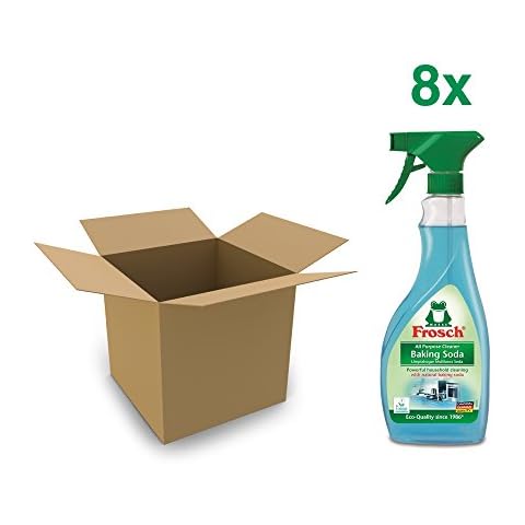Frosch Natural Baking Soda Multi-Surface All Purpose Cleaner Spray, 500ml (Case of 8) Cover