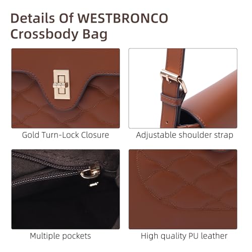 Prettyzys Shoulder Bag for Women,Trendy purses for women,Vegan Leather Small Purse,Tote Bag for Women with Detachable Strap4