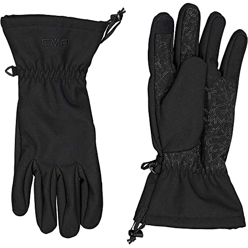 CMP Damen Handschuhe Softshell Handschuhe 6524828, Nero, 7.5, 6524828