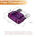 Maxi Blade Fuse kits-10 PCS 32V(12/24V) 100A Automatic Replacement Blade Fuse for Car/RV/Boat/Home et (100A)