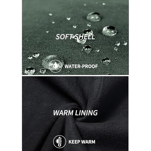 Image of PEGENO Men's Lightweight Softshell Golf Vests Fleece Lined Outdoor Windproof Sleeveless Jacket for Running Hiking Sports