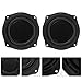 Milisten 2pcs 4 inch Woofer Membrane Iron Rubber Loudspeaker Membrane Passive Bass Diaphragm Plate Replacement Kit for Bass Speaker Subwoofer Loudspeaker Audio DIY Repair
