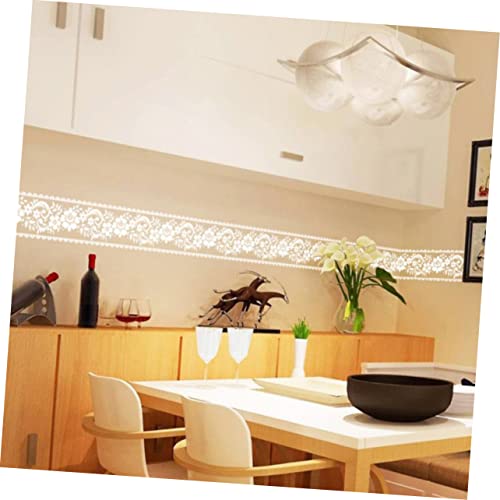 DOITOOL 3Pcs Linha De Cintura Adesivo De Parede Papel De Parede Adesivo De Borda Pvc Forro Moda