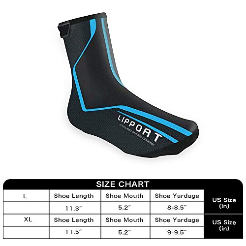 image for Lipport Waterproof Cycling Shoe Covers Winter Road Bike Overshoes Ther