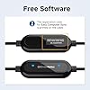 Cable Matters USB 3.0 Data Transfer Cable PC to PC for Windows, USB Transfer Cable, 6.6 ft, Easy Computer Sync Software Key Included, Works with Windows 11/10/8/7/Vista/XP, PCMover, Software Required