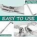 Dianrui 200 PCS Hose Clamp Assortment 1/4