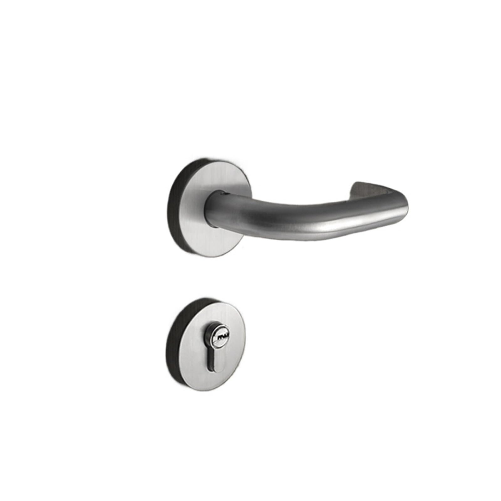 Serrure de porte magnétique fendue inox 304 pour menuiserie intérieure chambre