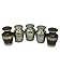 Cremation Urn, Keepsake urns, Brass Funeral Small urns, Set of 5, Memorial Keepsakes