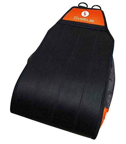 Bolsa de potencia Sveltus saco fitness funcional crossfit negro y naranja