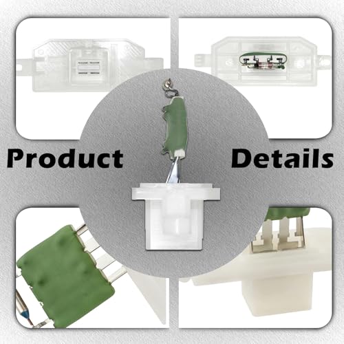 Image of Front Manual Temp HVAC Blower Motor Resistor Fits for 13-18 Escape / 14-15 Fiesta Focus / 15-20 Transit Connect / 15-20 Transit-150 Transit-250 Transit-350 Transit-350 HD Replaces CV6Z18591A JA1913