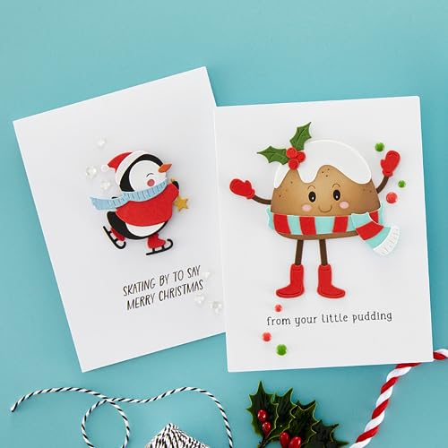 Spellbinders Dancin' Christmas Sentiments Clear Stamp Set from The Dancin' Christmas Collection, 3.1 x 1.65 inches - Image 3