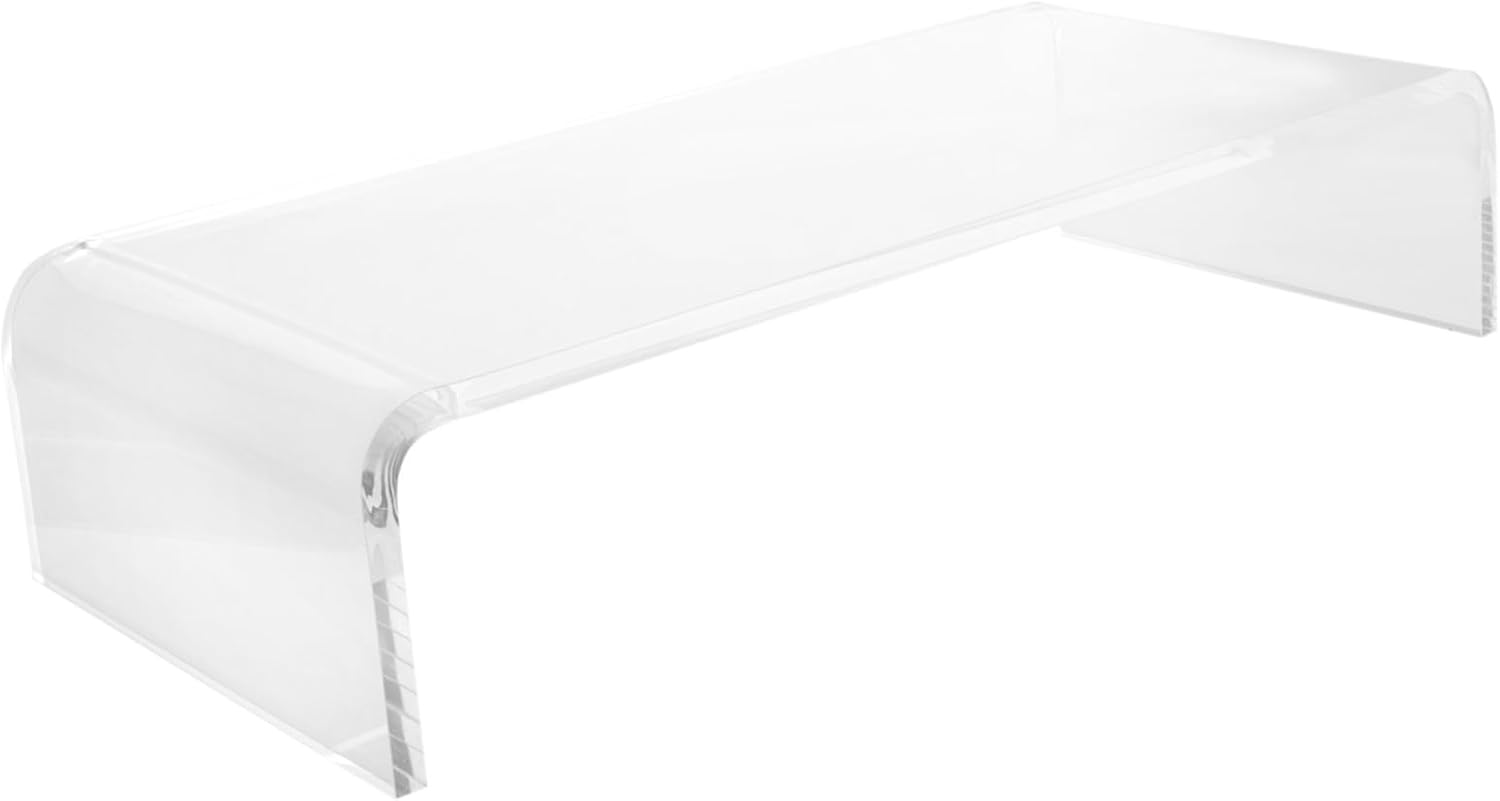 Clear Acrylic Keyboard Cover Protector -cat Design Multi-Functional Monitor Stand and Lightweight Acrylic for Use